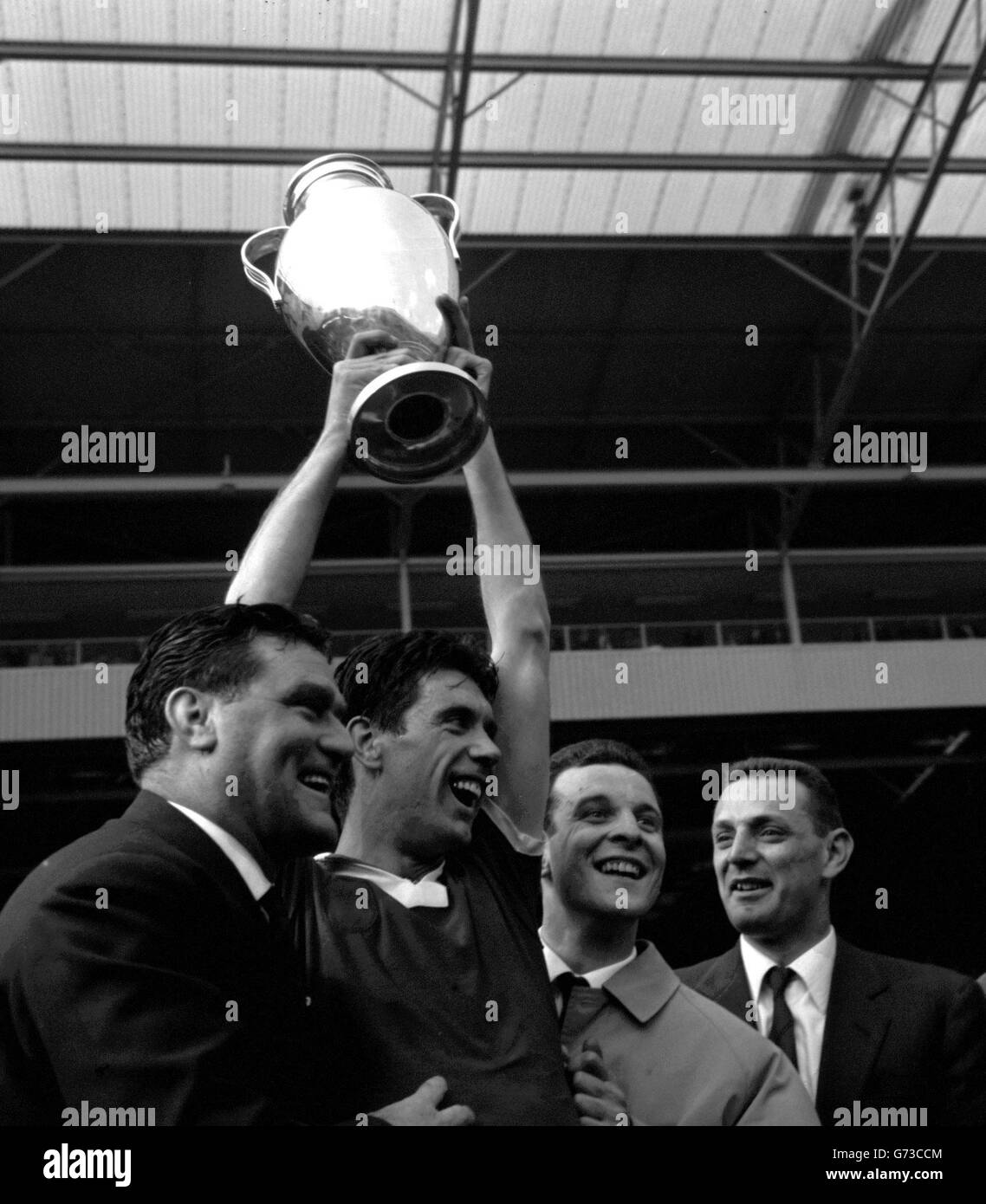 Milan win the European Cup at Wembley Stock Photo Alamy