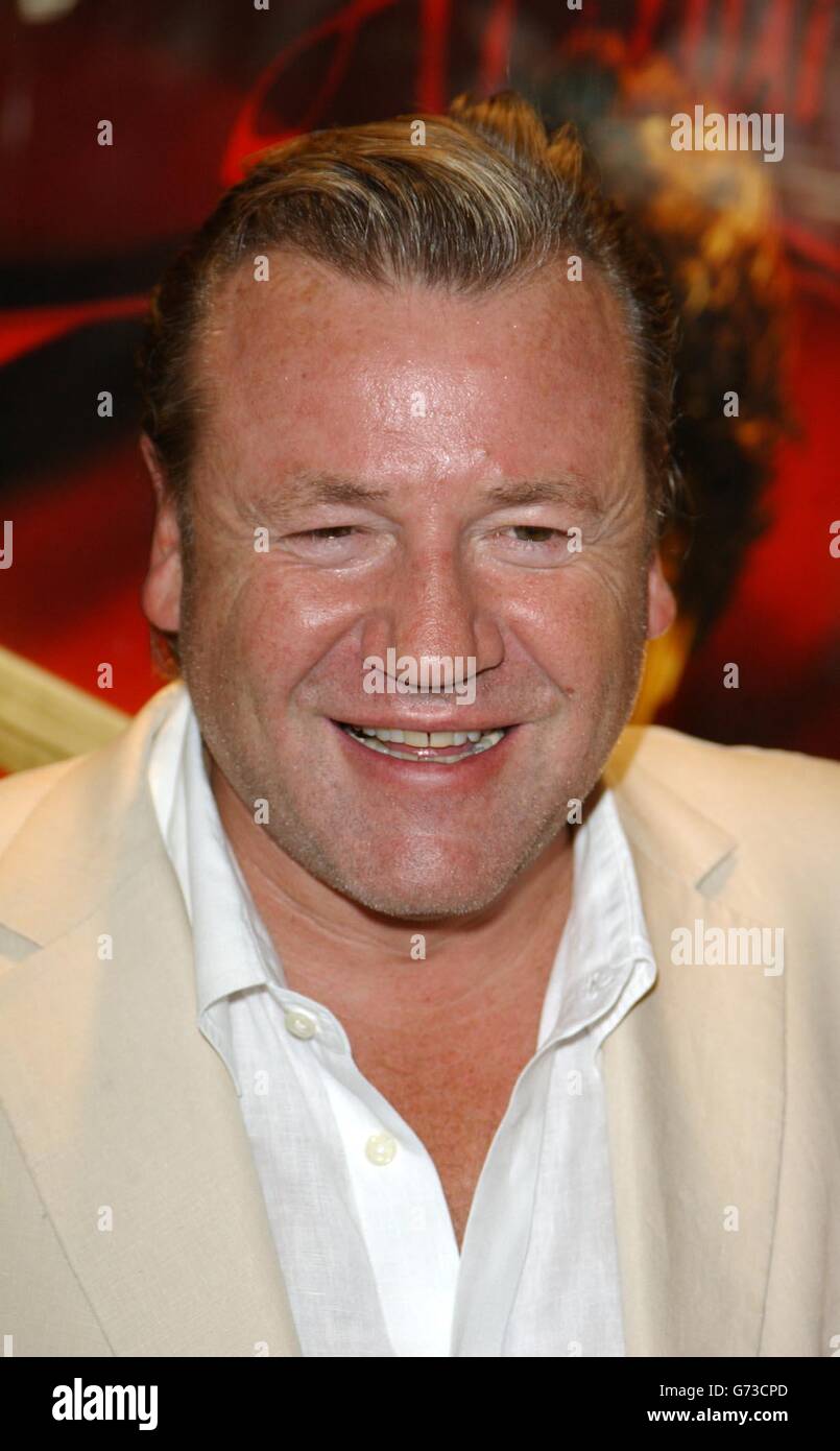 Star of the film Ray Winstone arrives for the European film premiere of King Arthur at the Empire Leicester Square, in central London. Stock Photo