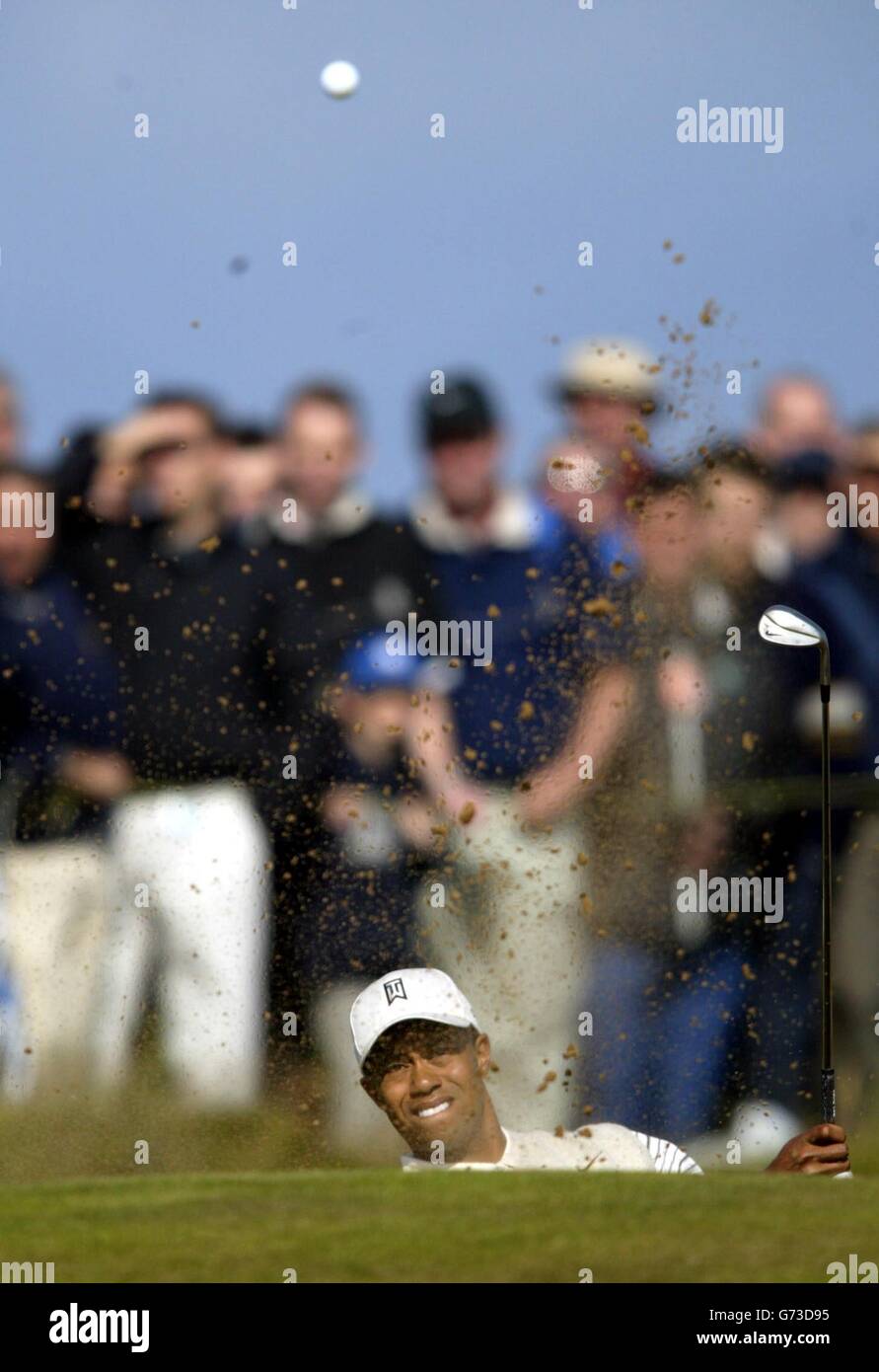 Tiger Woods Open Golf Championship Stock Photo Alamy
