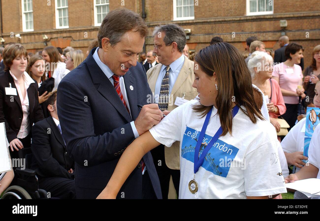 Tony Blair Olympic Bid Stock Photo - Alamy