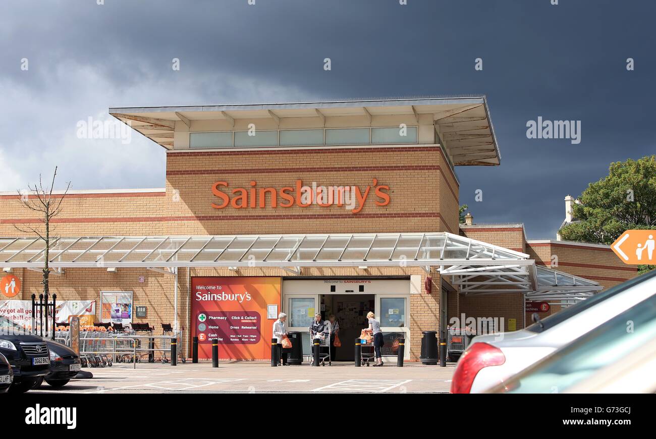 Generic stock of Sainsbury's in Woolton, Liverpool. Stock Photo