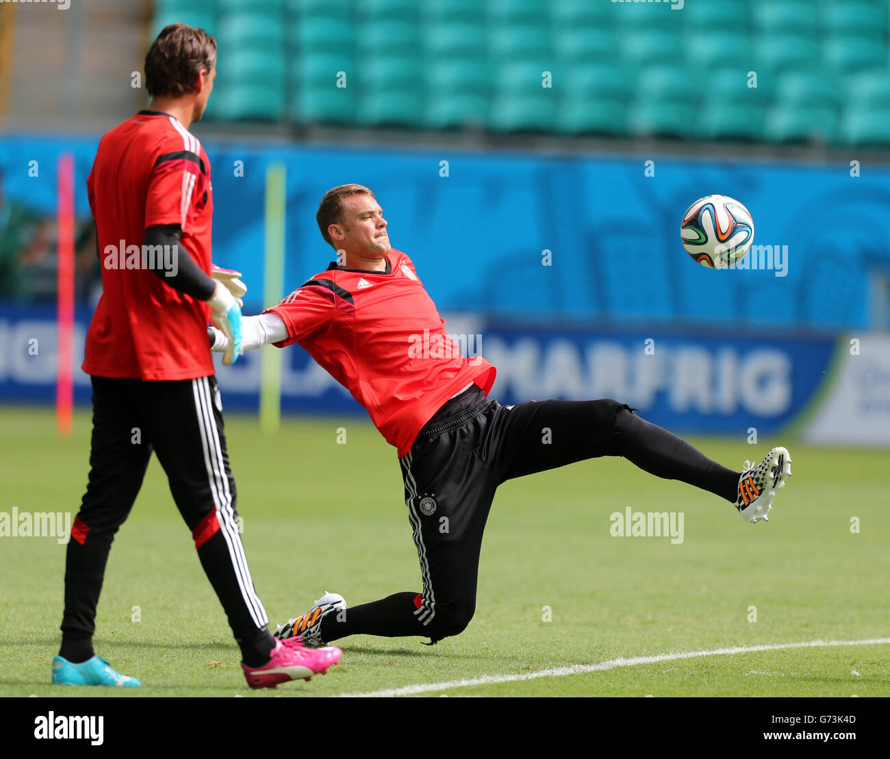 Soccer - FIFA World Cup 2014 - Group G - Germany v Portugal - Germany Training Session - Arena Fonte Nova Stock Photo
