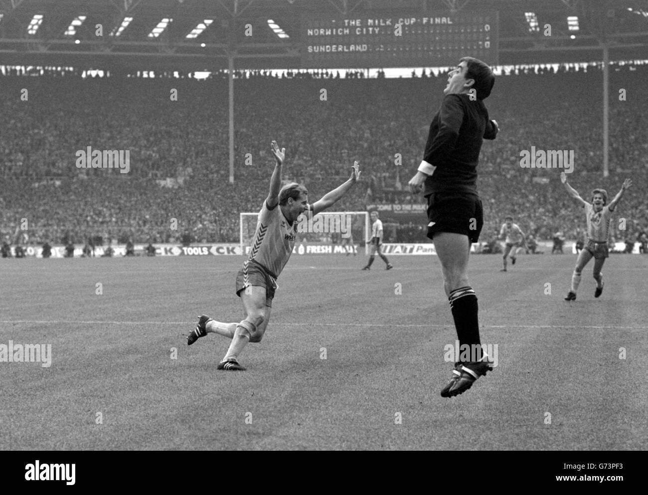 Milk Cup Final Stock Photo Alamy