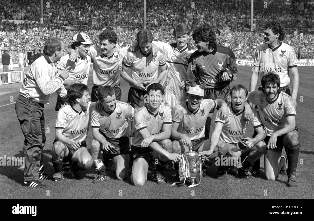 Milk Cup Final Stock Photo Alamy