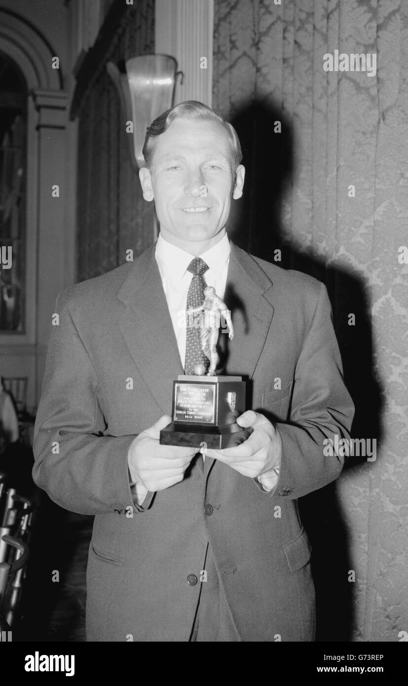Soccer- Footballer Of The Year - Bert Trautmann - Criterion Restaurant, London Stock Photo - Alamy