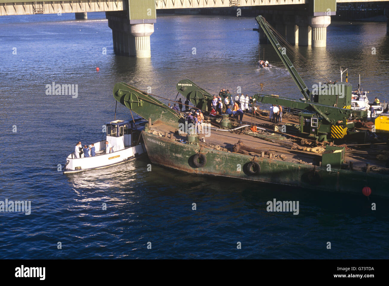 The Merish Disaster Marchioness Disaster - River Thames, London Stock Photo - Alamy