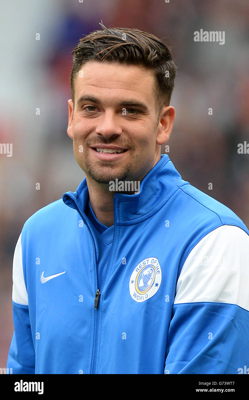 Soccer Aid 2014 - Manchester Stock Photo