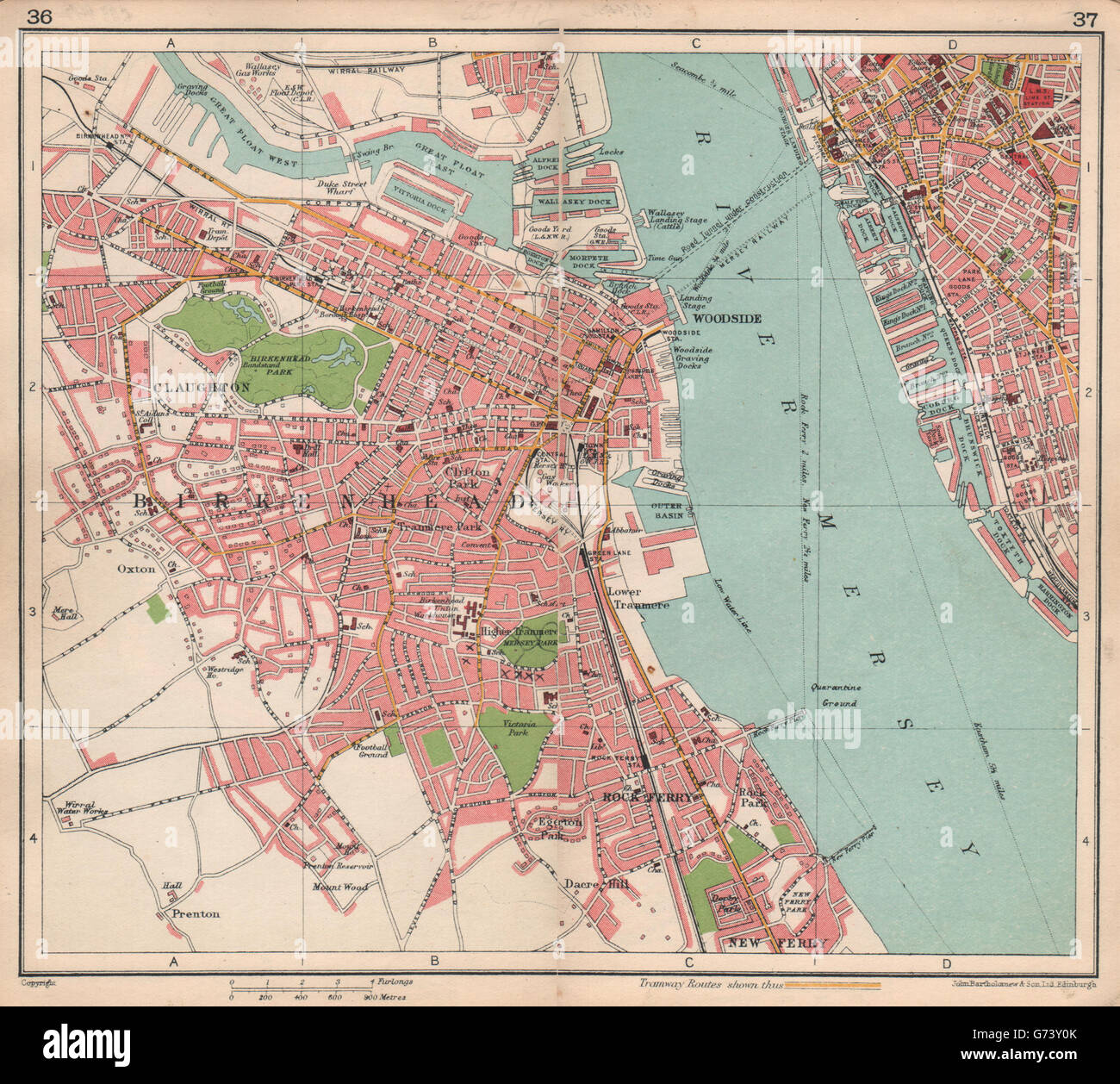 Birkenhead map hires stock photography and images Alamy