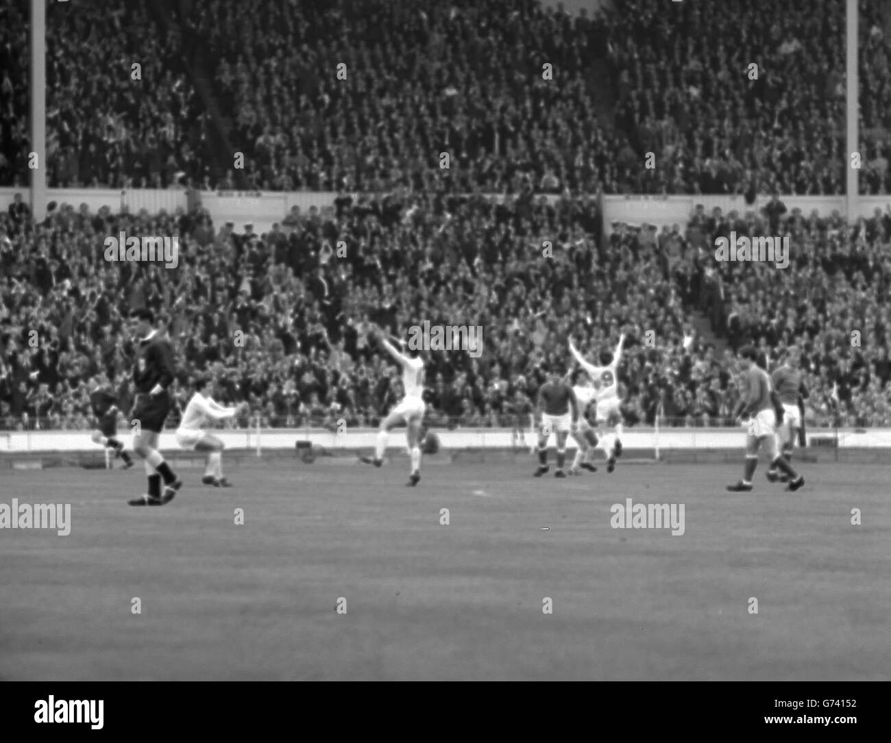 Sheffield Wednesday celebrate scoring during the FA Cup final against