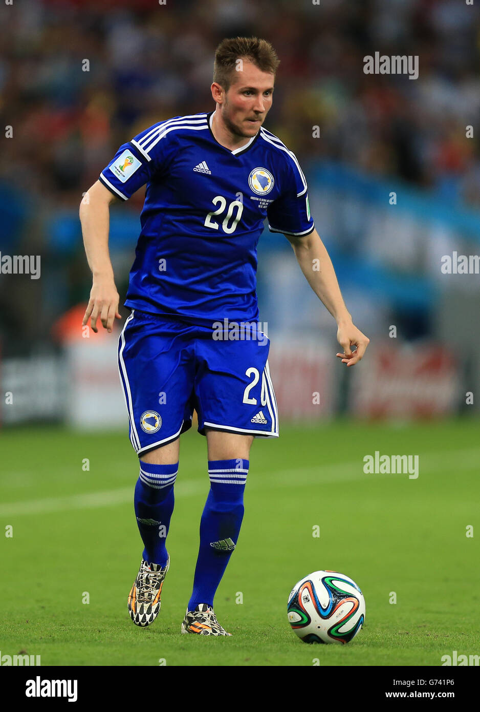 Soccer - FIFA World Cup 2014 - Group F - Argentina v Bosnia and Herzegovina - Maracana Stock Photo