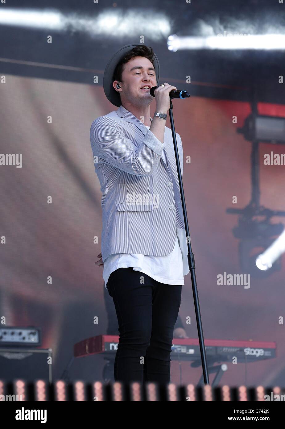 Capital FM Summertime Ball - London. Jake Roche of Rixton performs ...