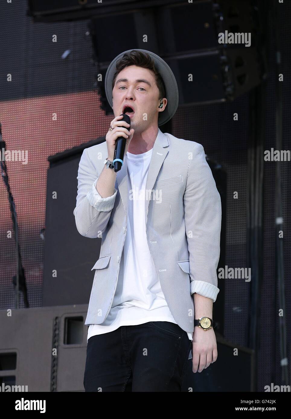 Capital FM Summertime Ball - London. Jake Roche of Rixton performs ...