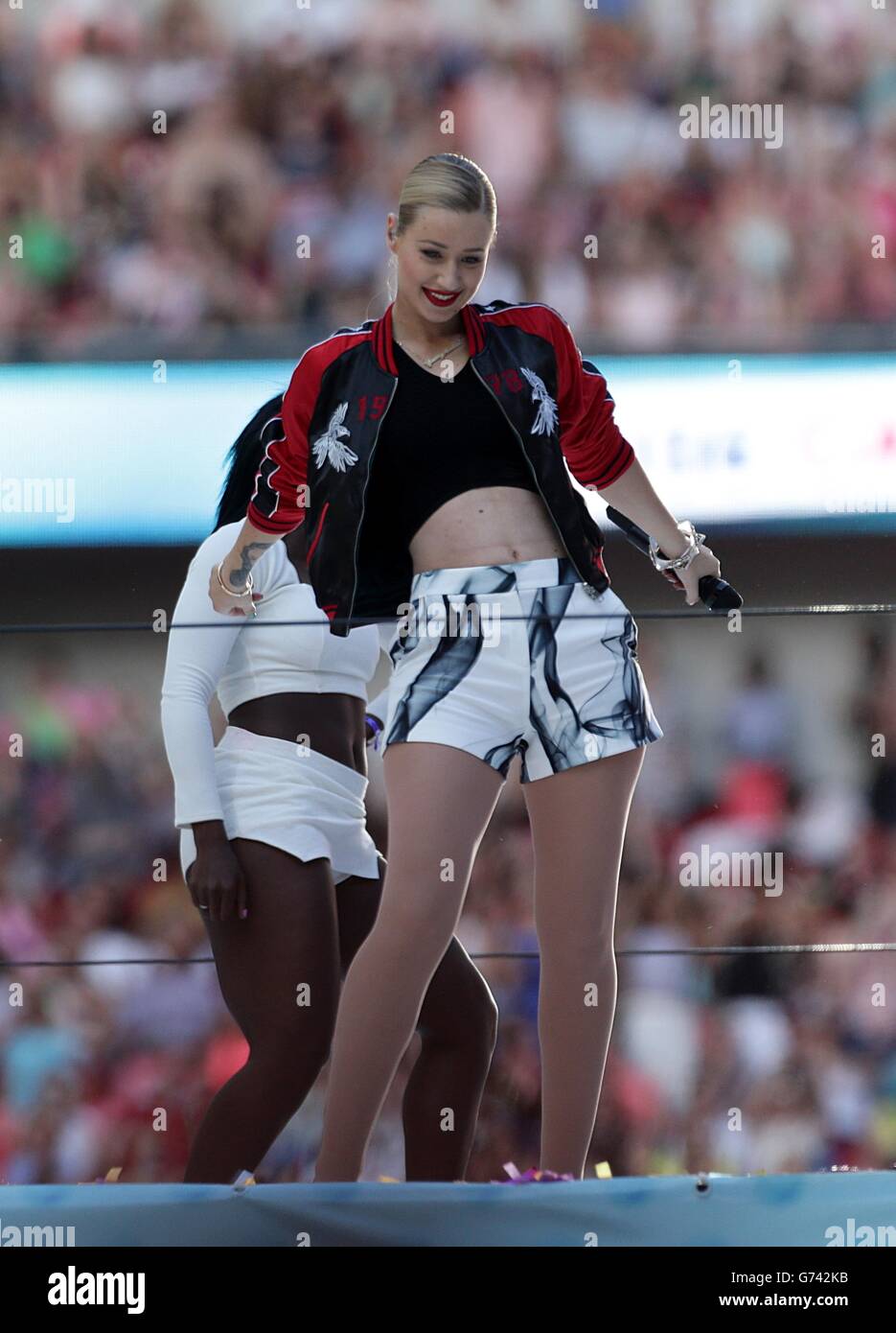 Iggy azalea performs capital fms summertime ball wembley stadium hi-res