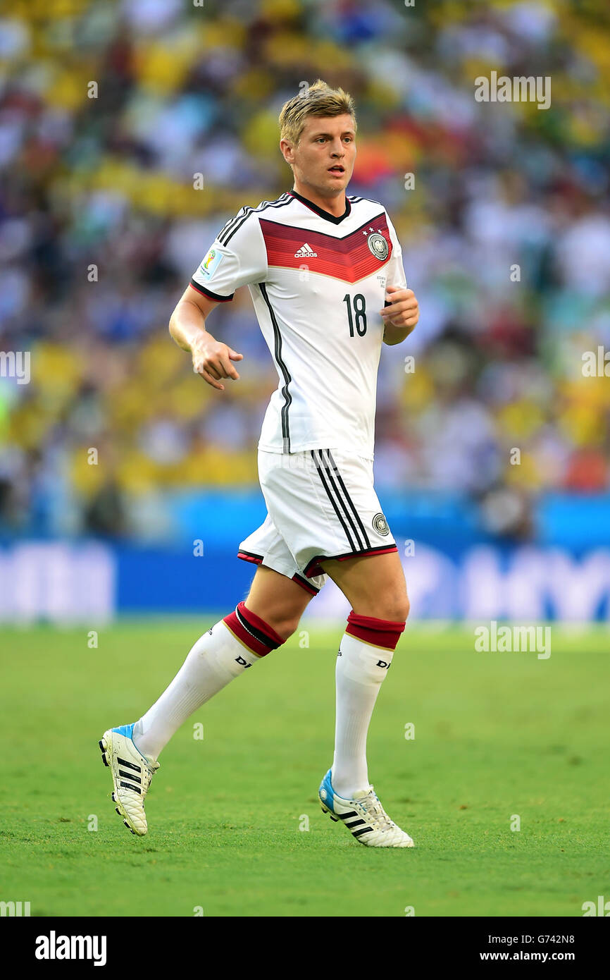 Soccer - FIFA World Cup 2014 - Group G - Germany v Ghana - Estadio Castelao. Germany's Toni Kroos Stock Photo