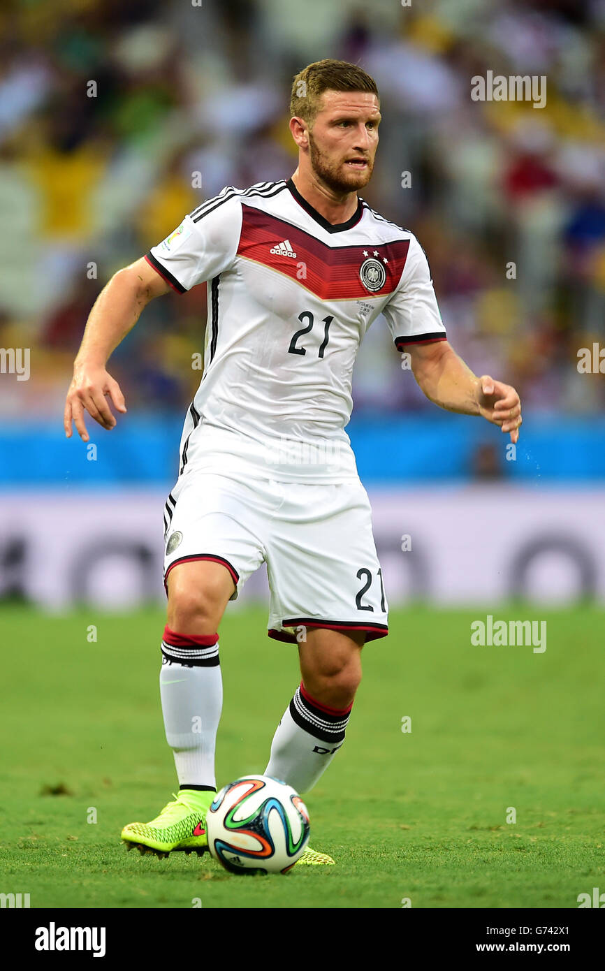 Soccer - FIFA World Cup 2014 - Group G - Germany v Ghana - Estadio Castelao. Germany's Shkodran Mustafi Stock Photo