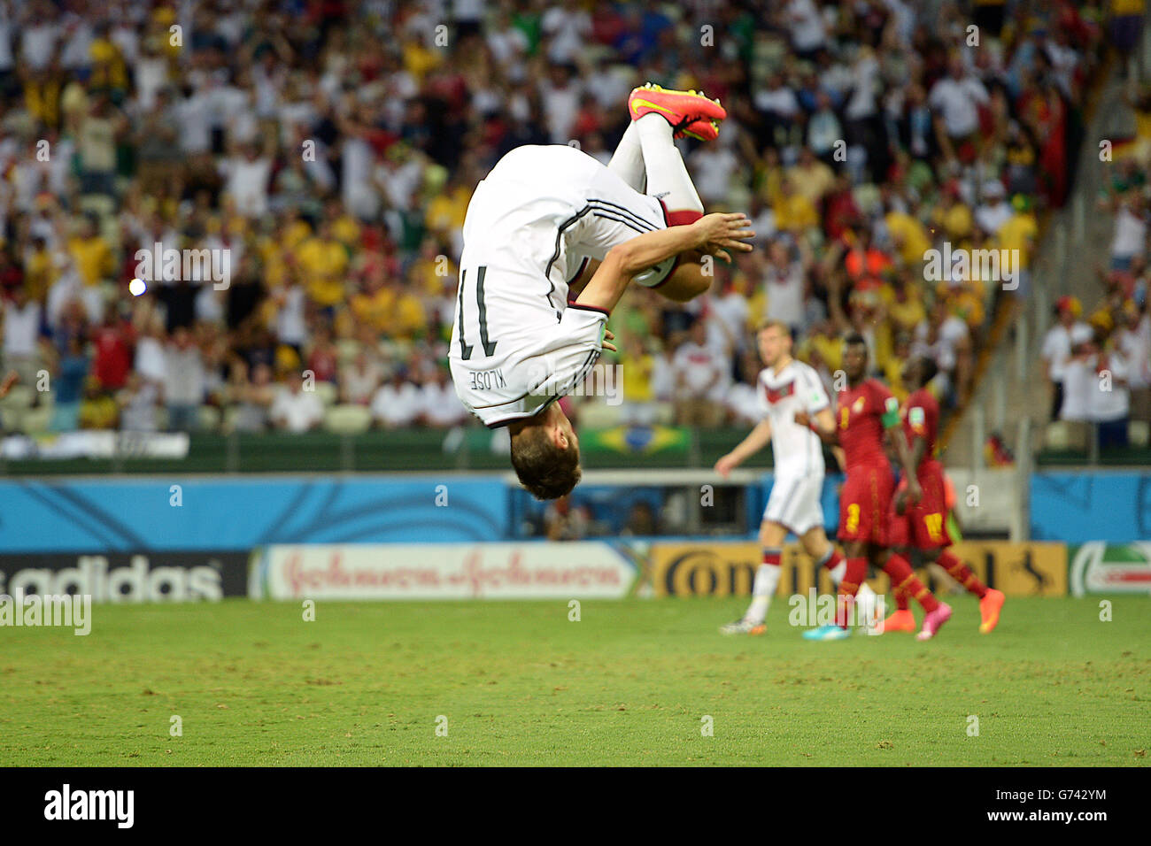 Soccer - FIFA World Cup 2014 - Group G - Germany v Ghana - Estadio Castelao Stock Photo