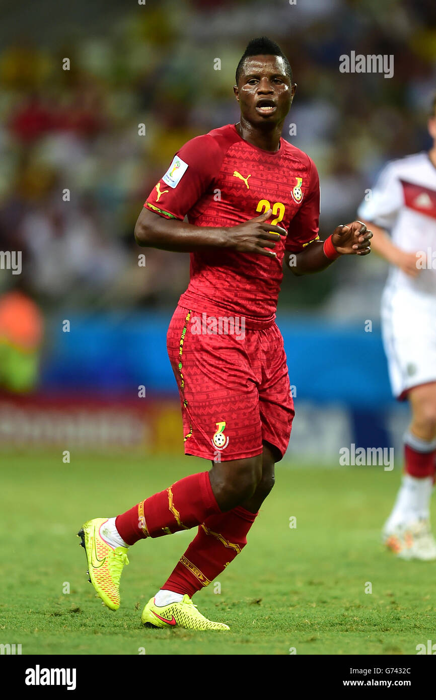 Soccer - FIFA World Cup 2014 - Group G - Germany v Ghana - Estadio Castelao. Ghana's Mubarak Wakaso Stock Photo