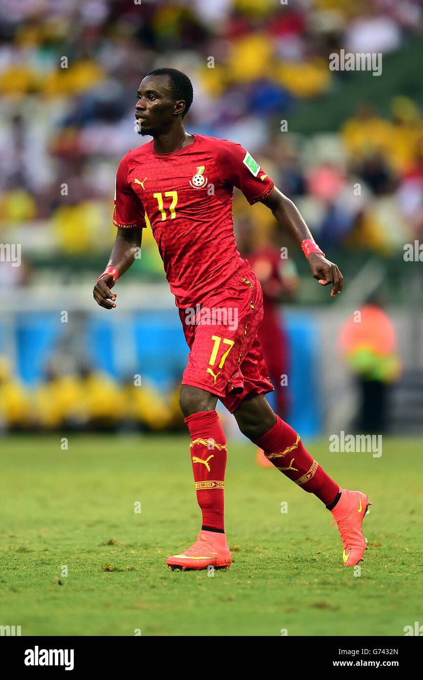 Soccer - FIFA World Cup 2014 - Group G - Germany v Ghana - Estadio Castelao. Ghana's Mohammed Rabiu Stock Photo