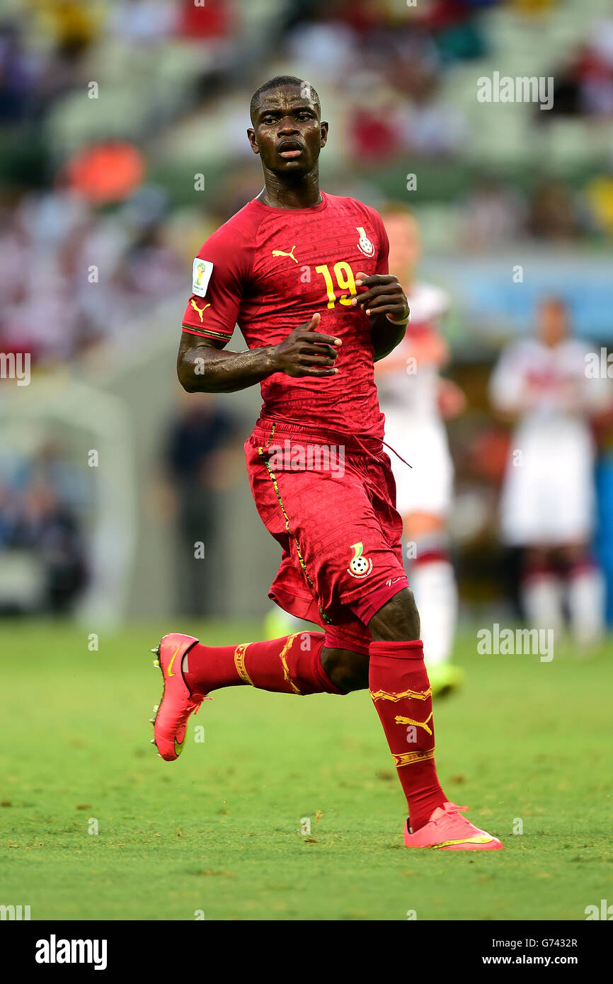 Soccer - FIFA World Cup 2014 - Group G - Germany v Ghana - Estadio Castelao. Ghana's Jonathan Mensah Stock Photo