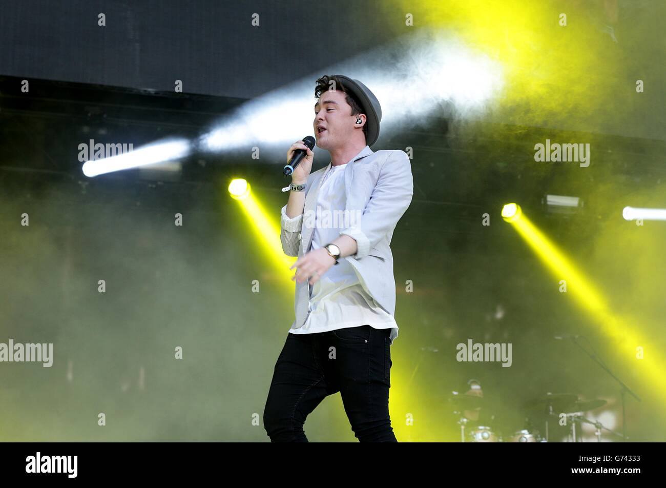 Capital FM Summertime Ball - London. Jake Roche of Rixton during ...