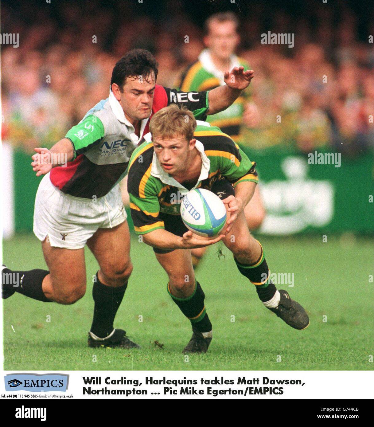 Rugby Union Northampton v Harlequins Stock Photo Alamy
