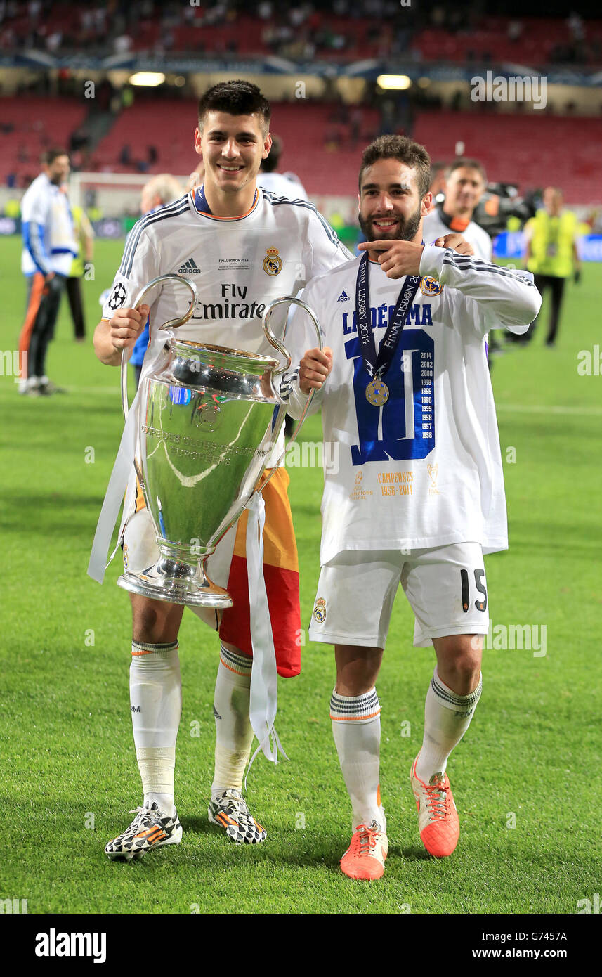 Soccer - UEFA Champions League - Final - Real Madrid v Atletico Madrid -  Estadio Da Luz Stock Photo - Alamy