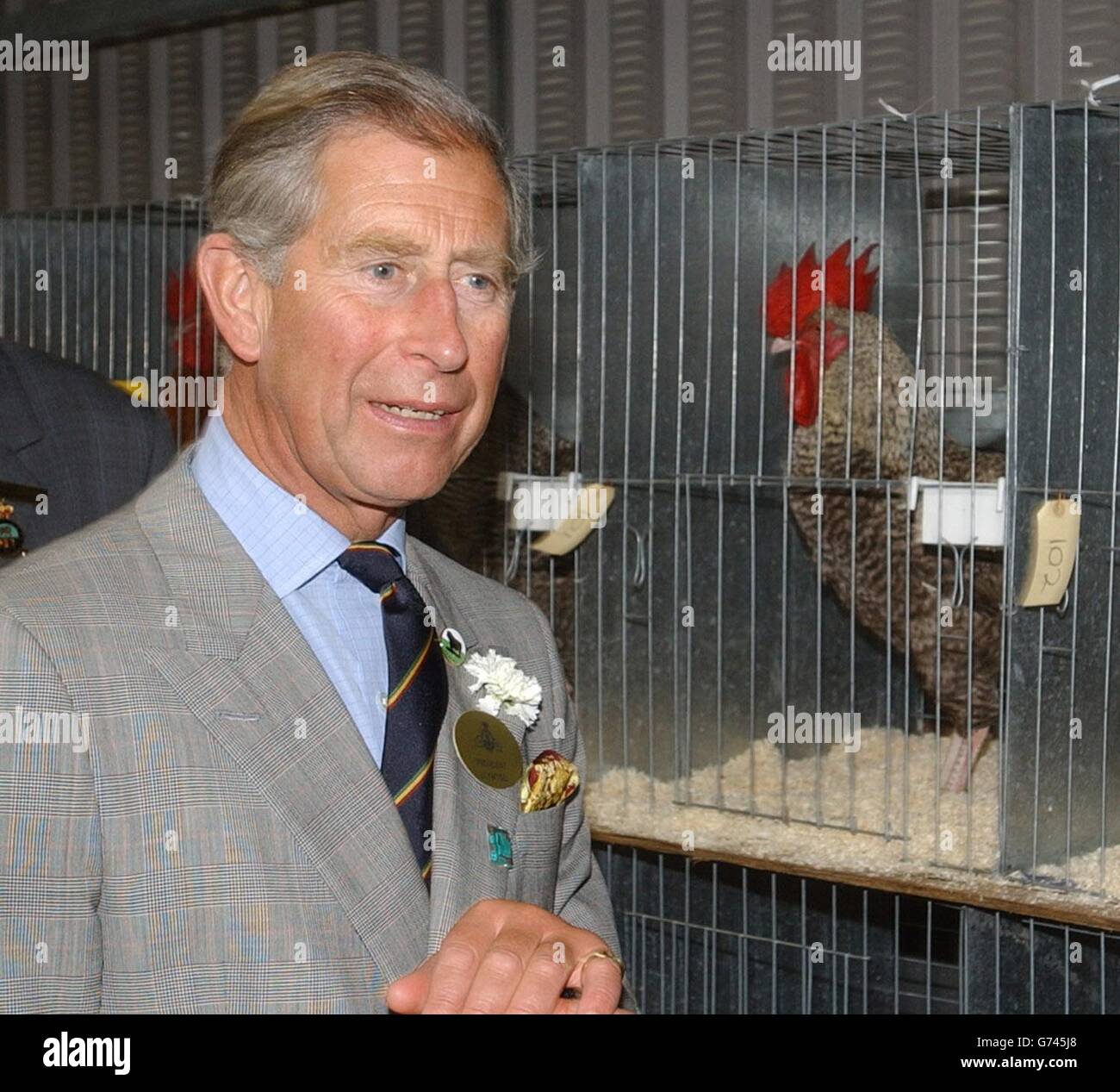 The Prince of Wales during his visit to the Royal Welsh Show Wales