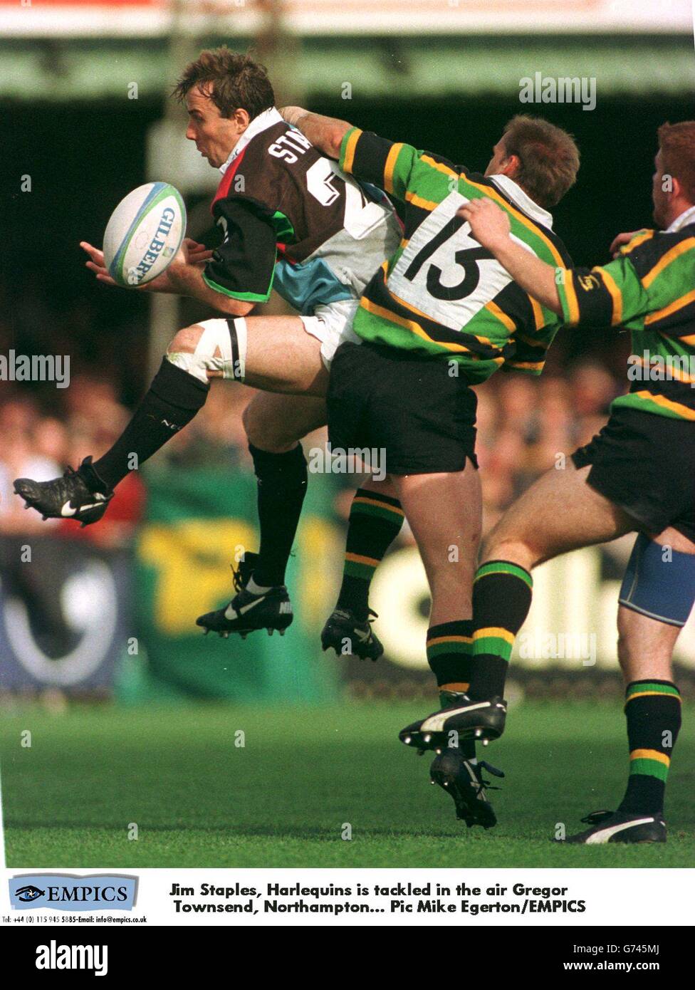 Rugby Union Northampton v Harlequins Stock Photo Alamy