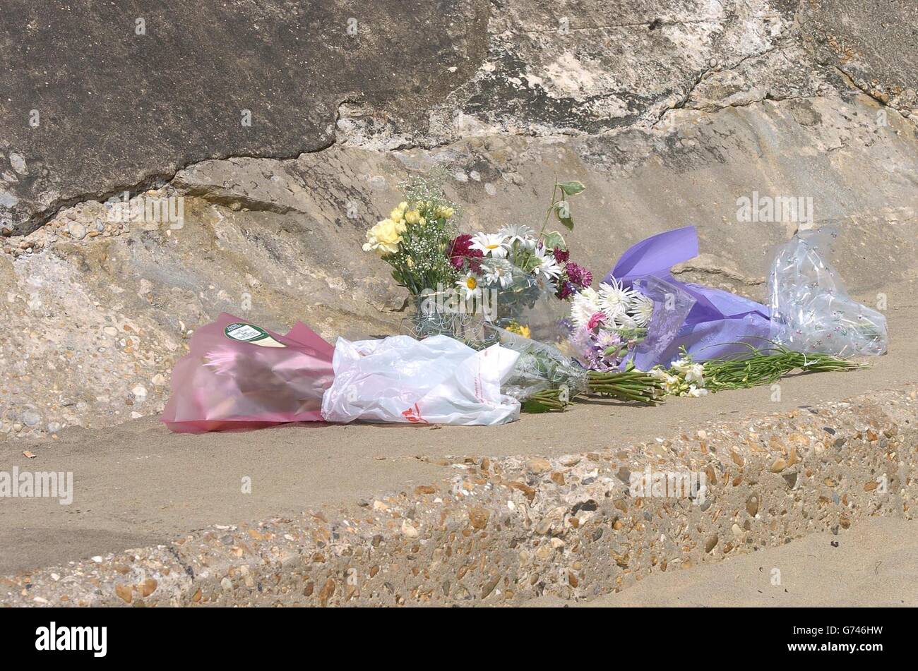Isle of Wight beach death Stock Photo Alamy