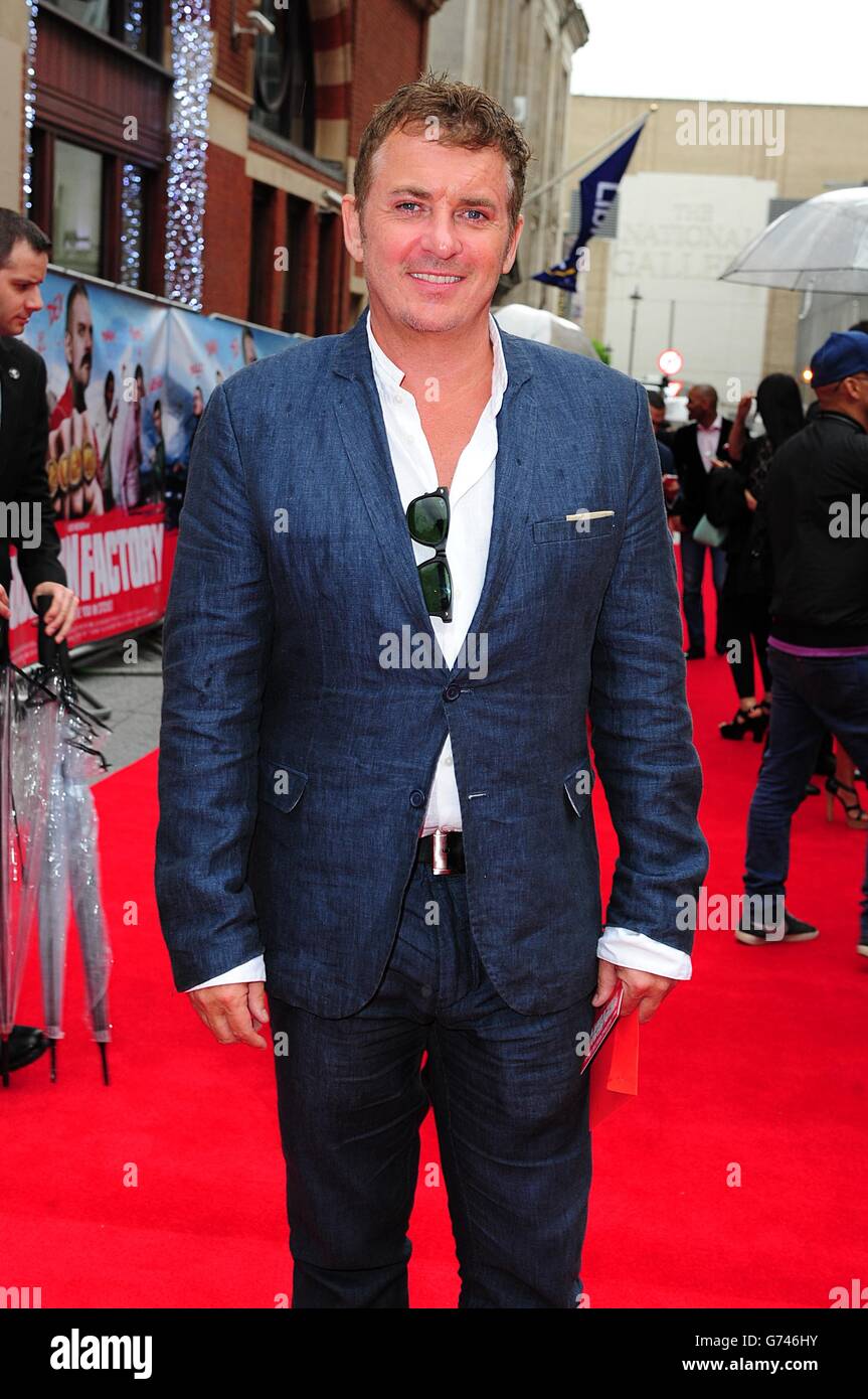 Shayne Ritchie Shane Richie arriving at the The Hooligan Factory Premiere, at The West ...
