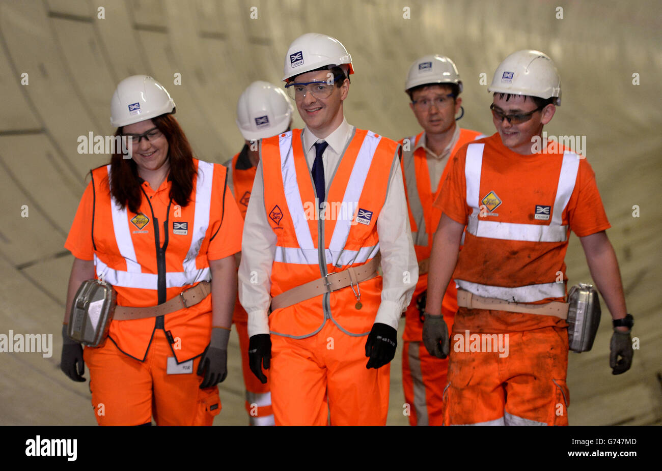 Osborne cross rail crossrail politics rail ampics hires stock