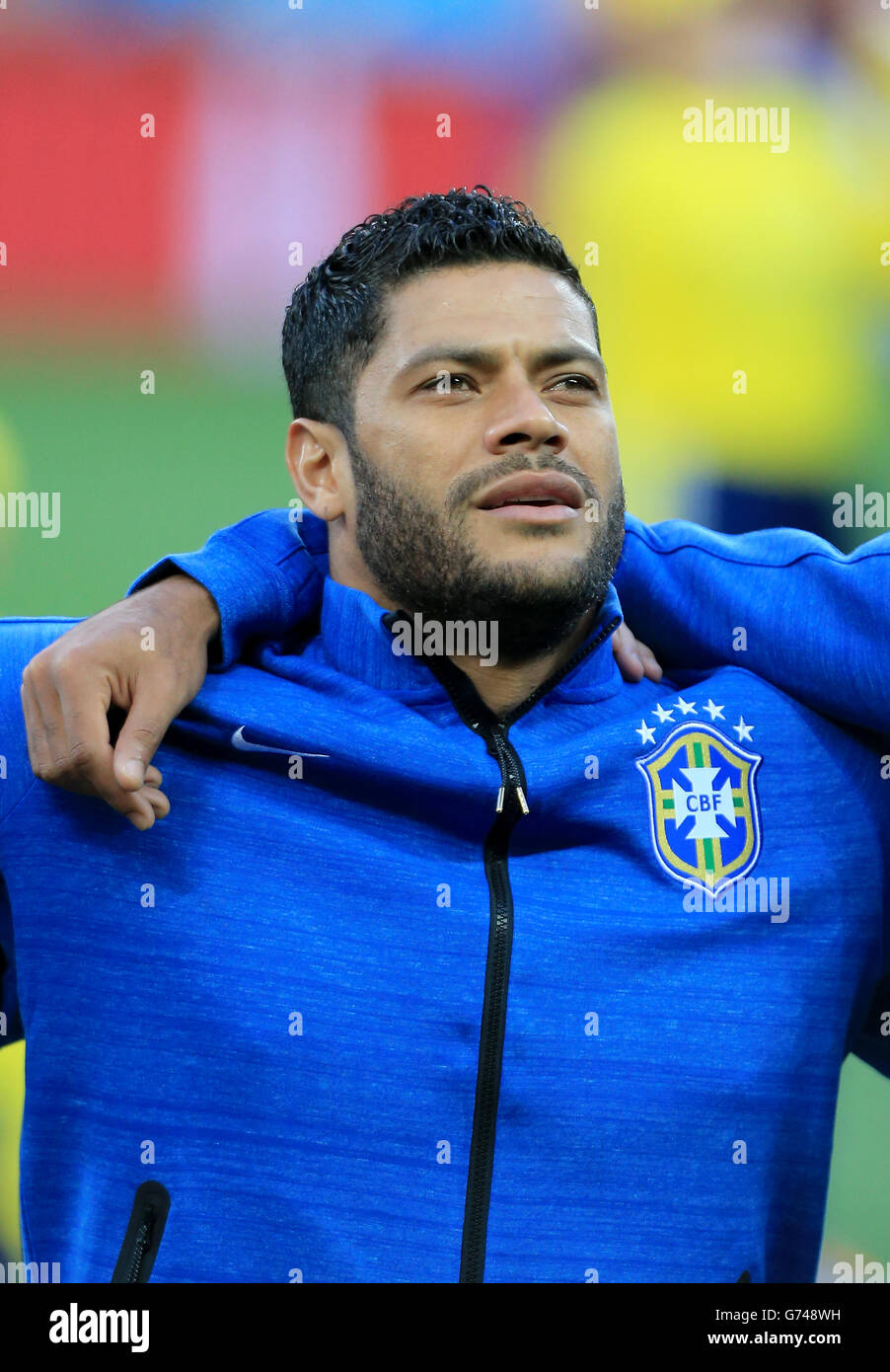 Soccer - FIFA World Cup 2014 - Group A - Brazil v Croatia - Arena Corinthians. Brazil's Hulk Stock Photo