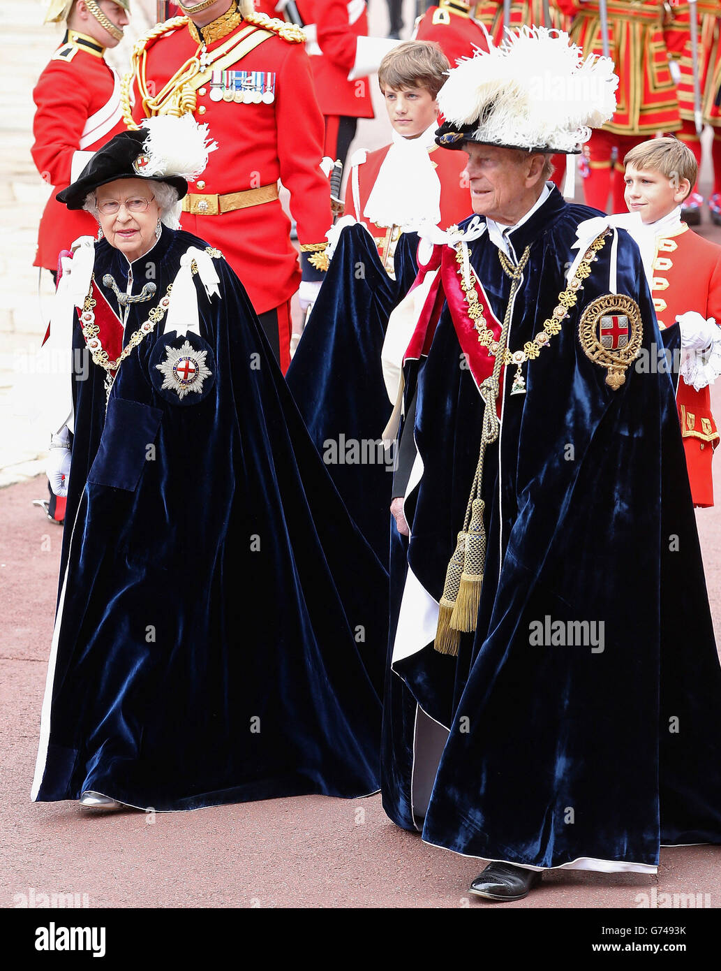 Order Of The Garter Stock Photo Alamy