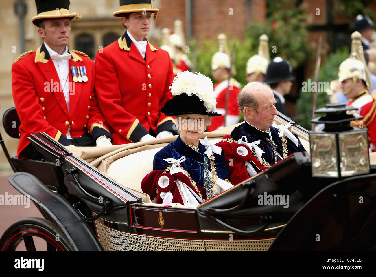 Order Of The Garter Stock Photo Alamy
