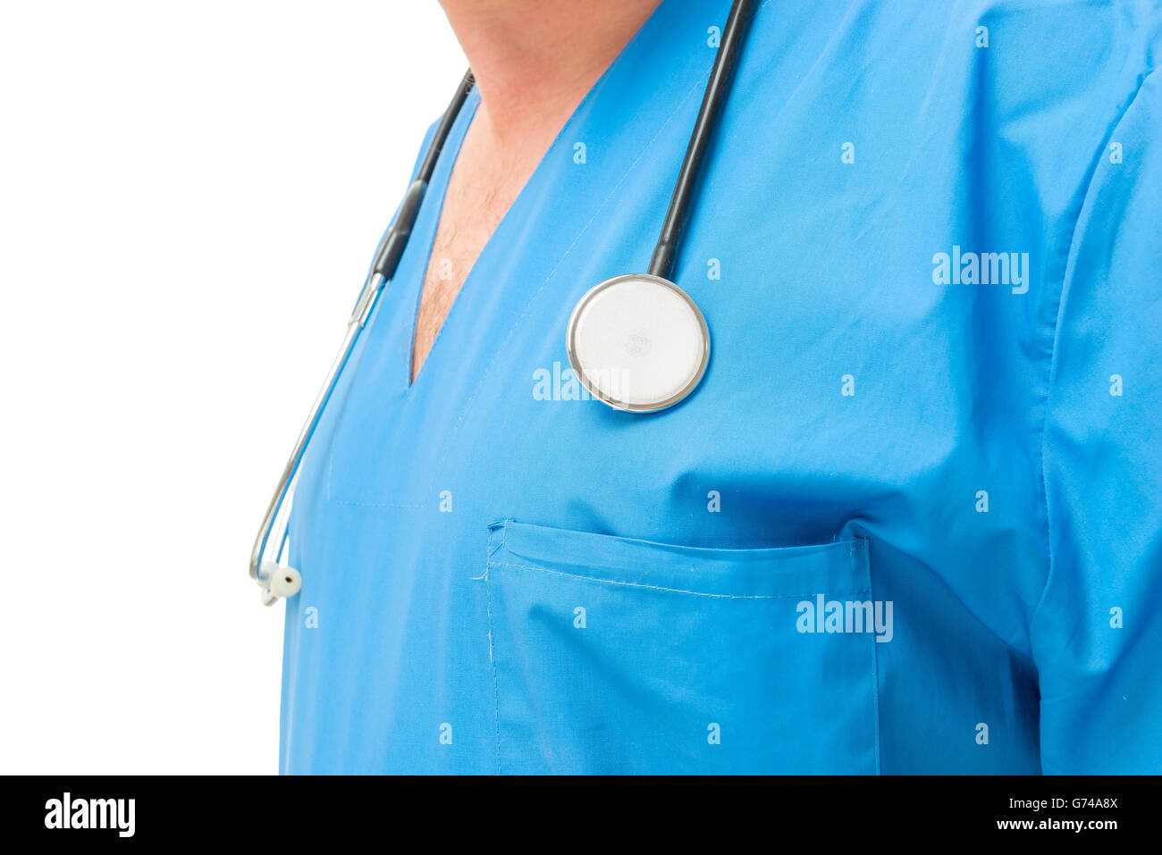 Stethoscope On The Chest High Resolution Stock Photography and Images