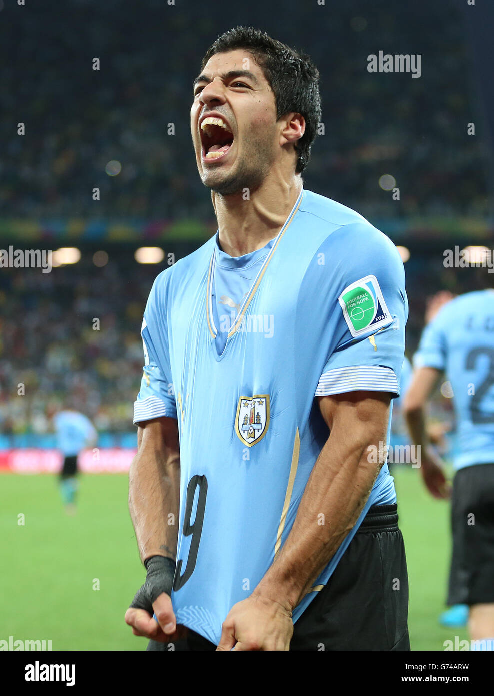 Soccer - FIFA World Cup 2014 - Group D - Uruguay v England - Estadio Do Sao Paulo Stock Photo