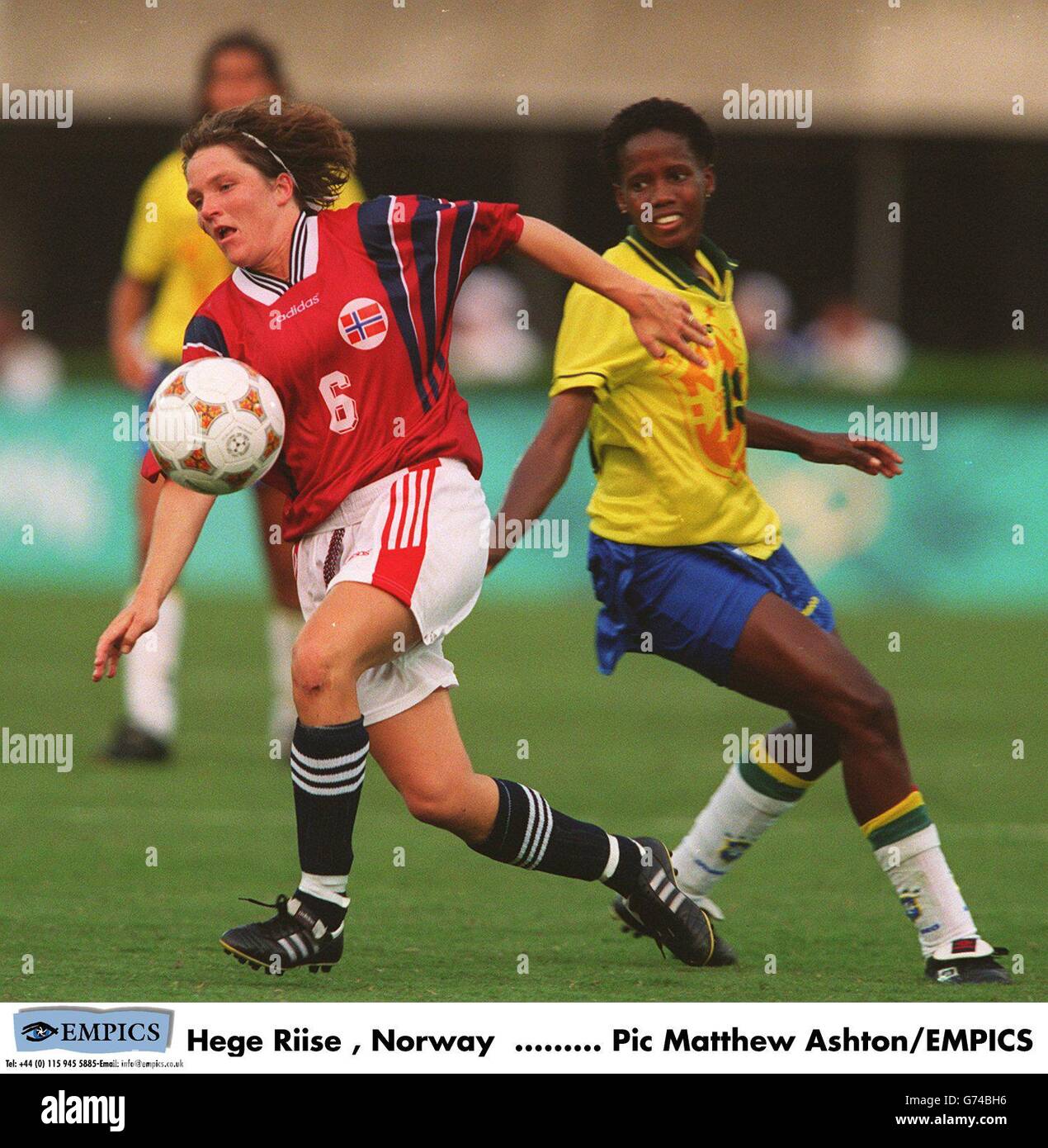 International Soccer Women Atlanta 1996 Womens Competition Brazil