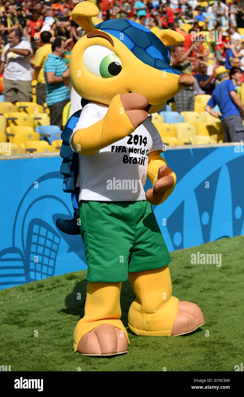 Soccer - FIFA World Cup 2014 - Group H - Belgium v Russia - Maracana Stock Photo