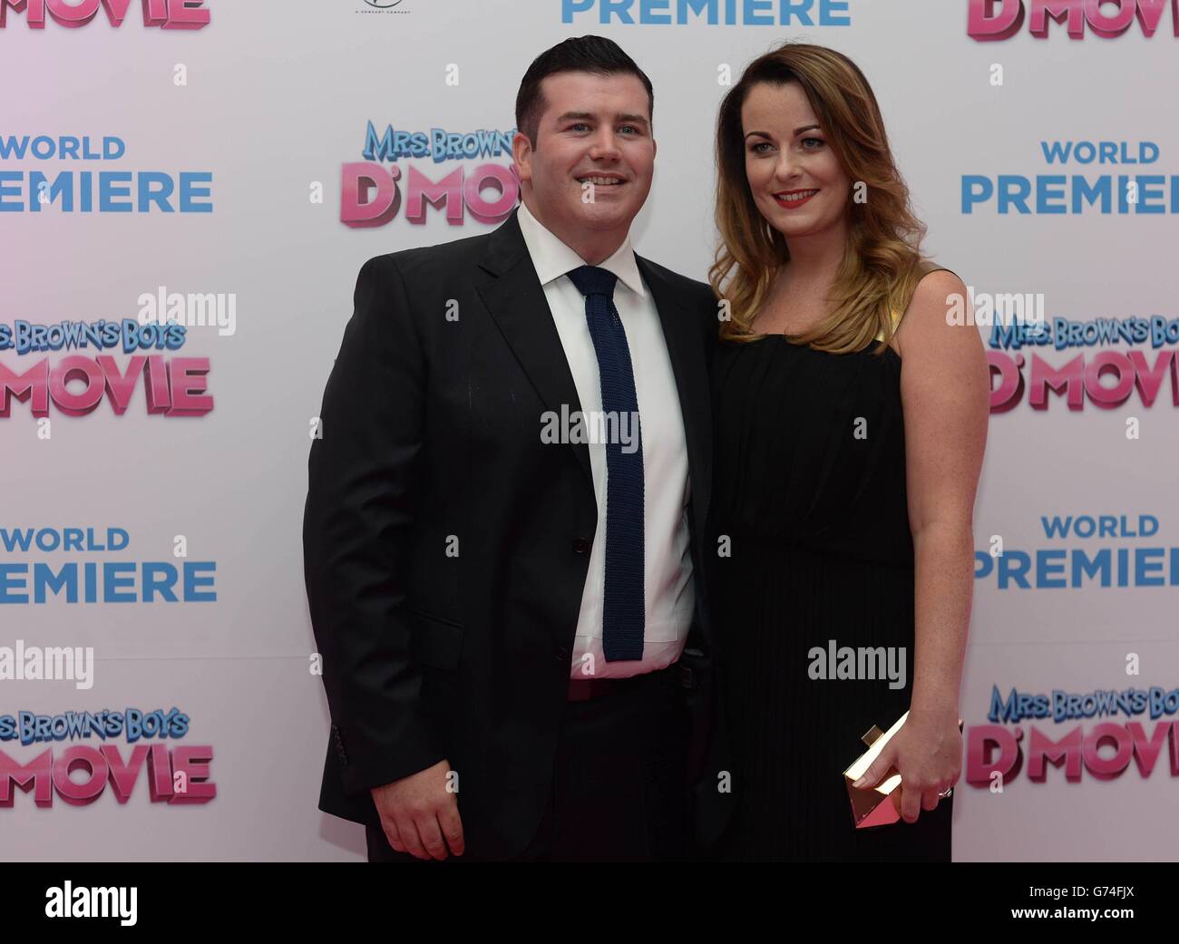 Paddy Houlihan and Emily Regan attending the world premiere of Mrs
