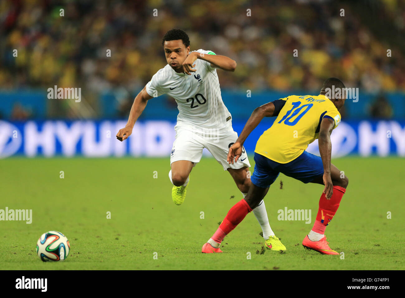 Soccer - FIFA World Cup 2014 - Group E - Ecuador v France - Estadio Maracana Stock Photo