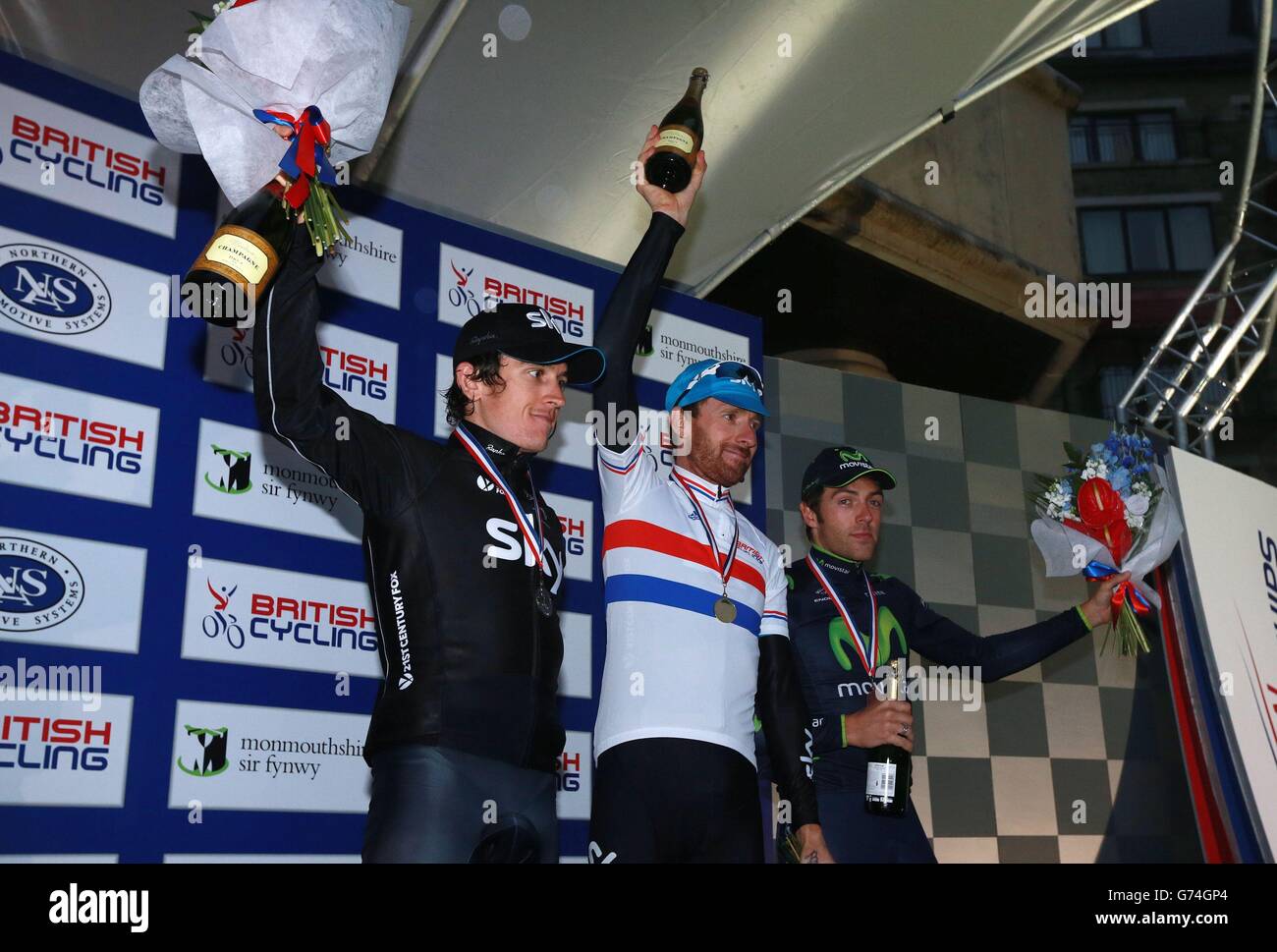 Cycling 2014 National Time Trial Championships Day One Stock Photo