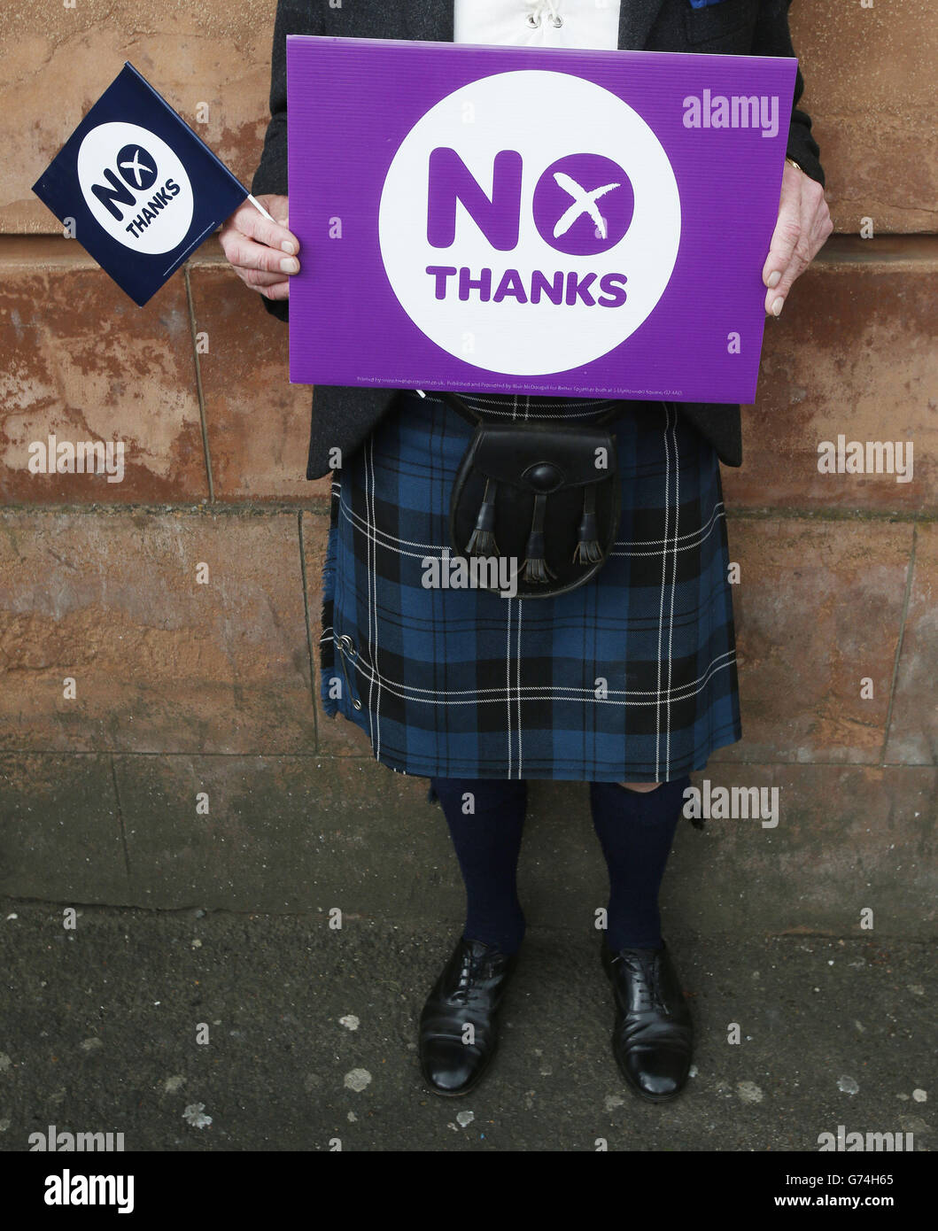 Scottish independence referendum Stock Photo Alamy