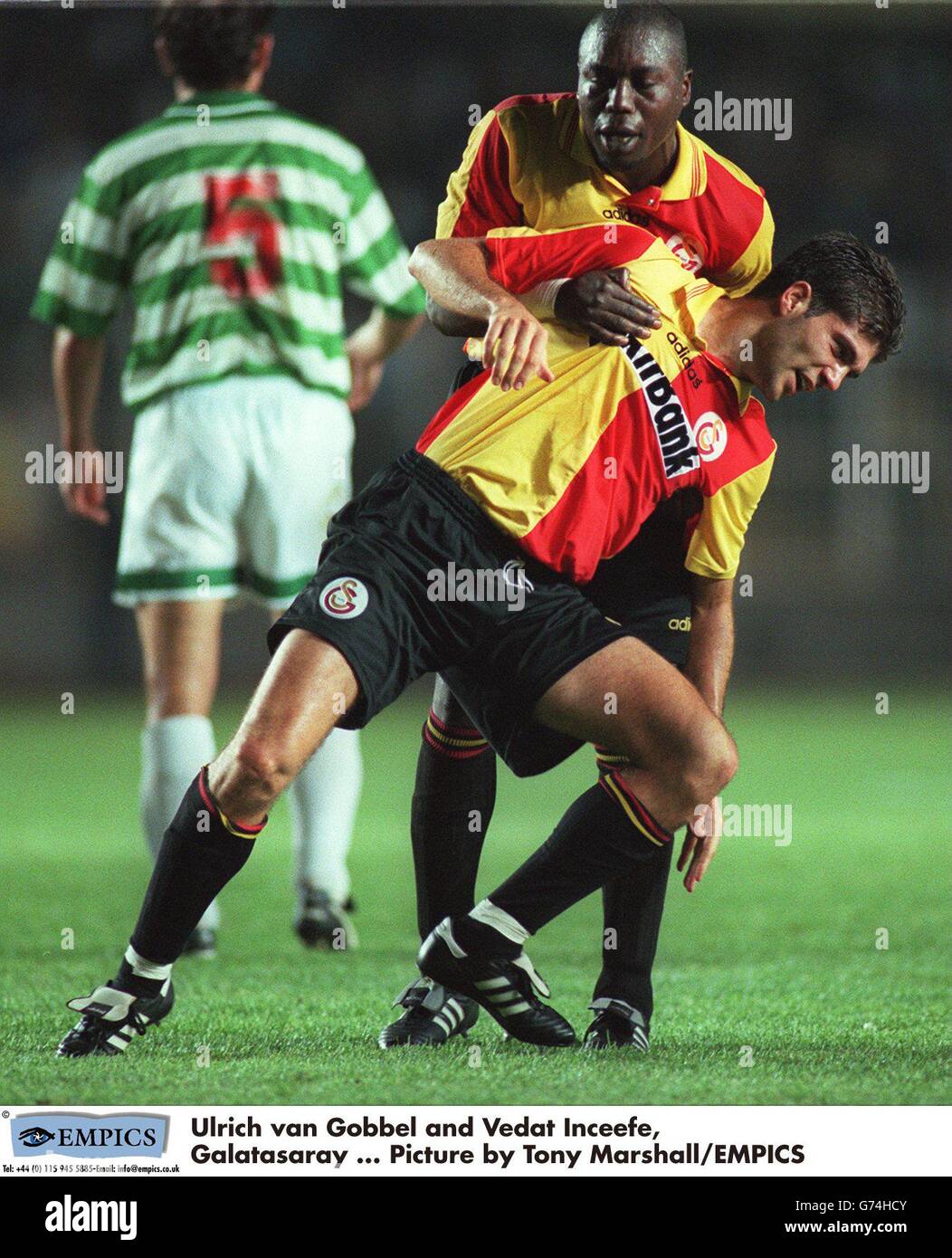 International Soccer-Galatasaray v Constructorul Chisinau. Ulrich van  Gobbel and Vedat Inceefe, Galatasaray ... Picture by Tony Marshall/EMPICS  Stock Photo - Alamy