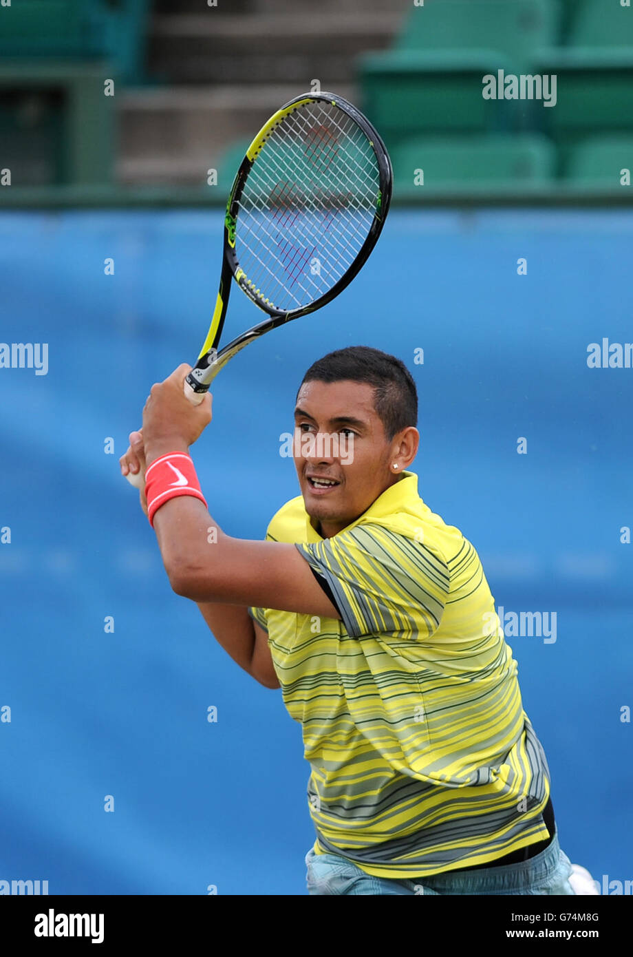 Australia's Nick Kyrgios during the AEGON Nottingham Challenge at The
