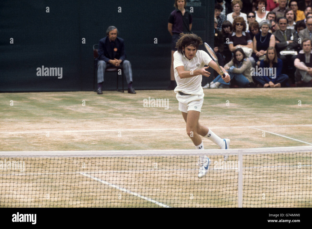 Tennis Wimbledon Men's Singles Final Jimmy Connors v Arthur Ashe