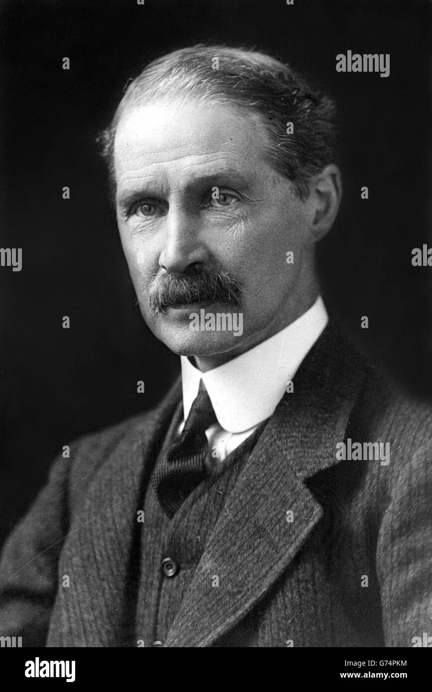 Mr. Andrew Bonar Law, pictured on September 15th, 1920. Stock Photo