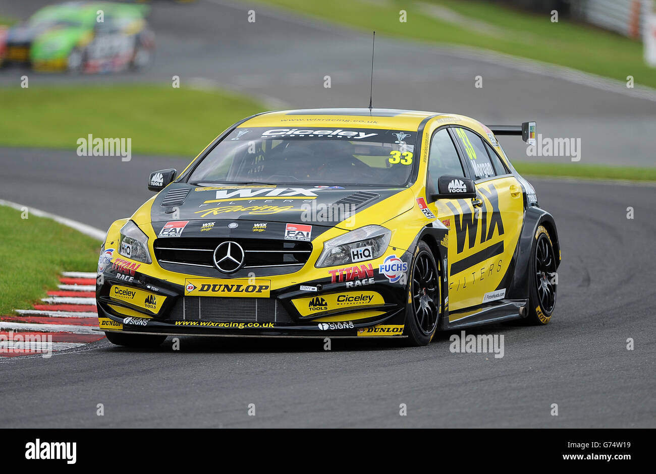 WIX Racing's Adam Morgan in action during Race 2 at Oulton Park Stock ...