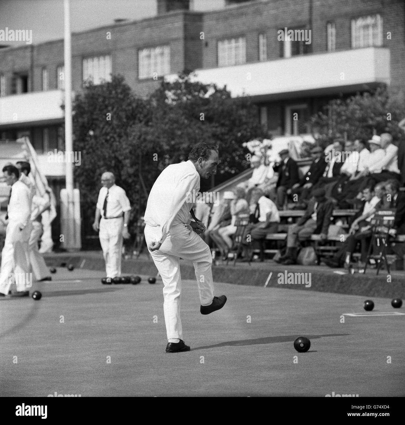 Bowls - Amateur National Bowling Championships - Mortlake, London Stock Photo