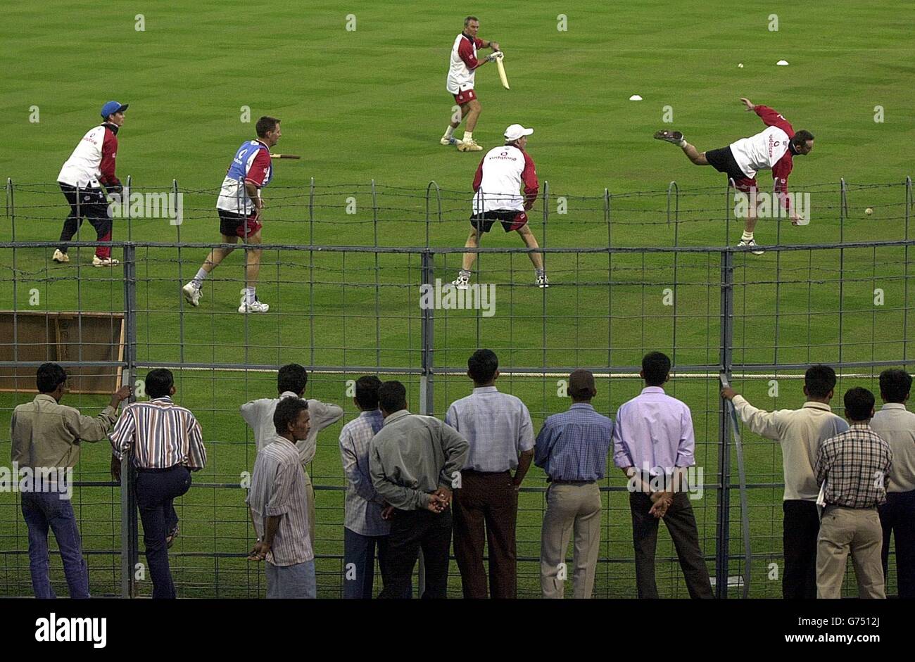 ENGLAND CRICKET IN CALCUTTA Stock Photo Alamy
