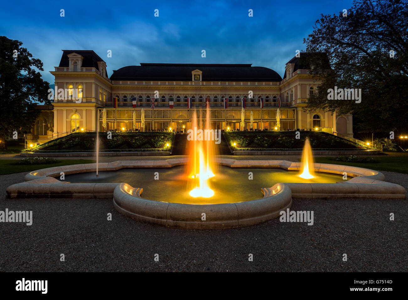 Congress and theatre house, Bad Ischl, Upper Austria, Austria Stock Photo